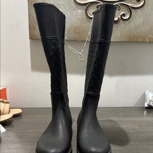 Men Merona Black Over the Knee Boots
